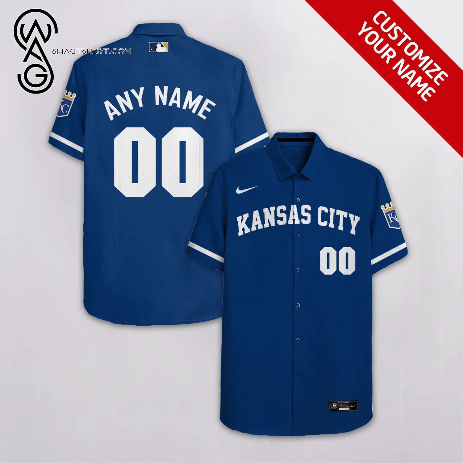 [Top Trending] The Kansas City Royals Full Printing Personalized Hawaiian Shirt